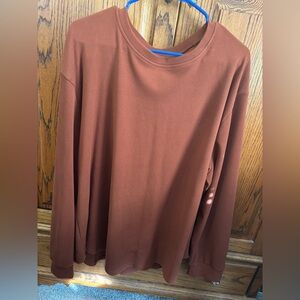 Rust Long Sleeve Women's Top